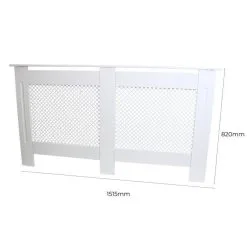 MonsterShop Radiator Cover MDF White 1515mm -Parasol Shop 24298 radiator covers white 1515mm 004 2nd