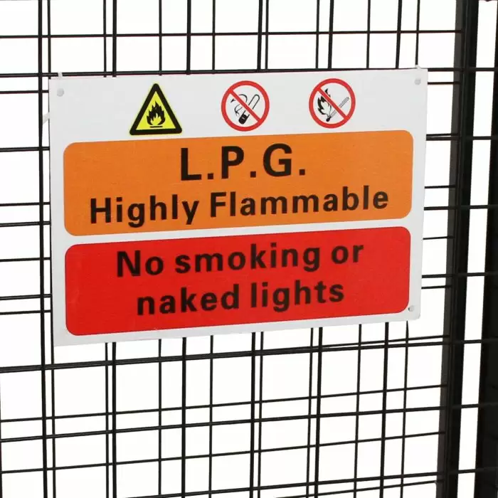 MonsterShop Gas Bottle Mesh Cage 920mm 5 MonsterShop Gas Bottle Mesh Cage 920mm - Image 3