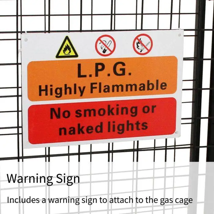 MonsterShop Gas Bottle Mesh Cage 1000mm 7 MonsterShop Gas Bottle Mesh Cage 1000mm - Image 5