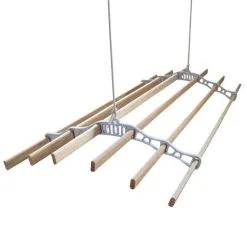 MonsterShop Clothing Airer Ceiling Pulley - White - 2m 11 MonsterShop Clothing Airer Ceiling Pulley - White - 2m -Parasol Shop 24533 002 2nd