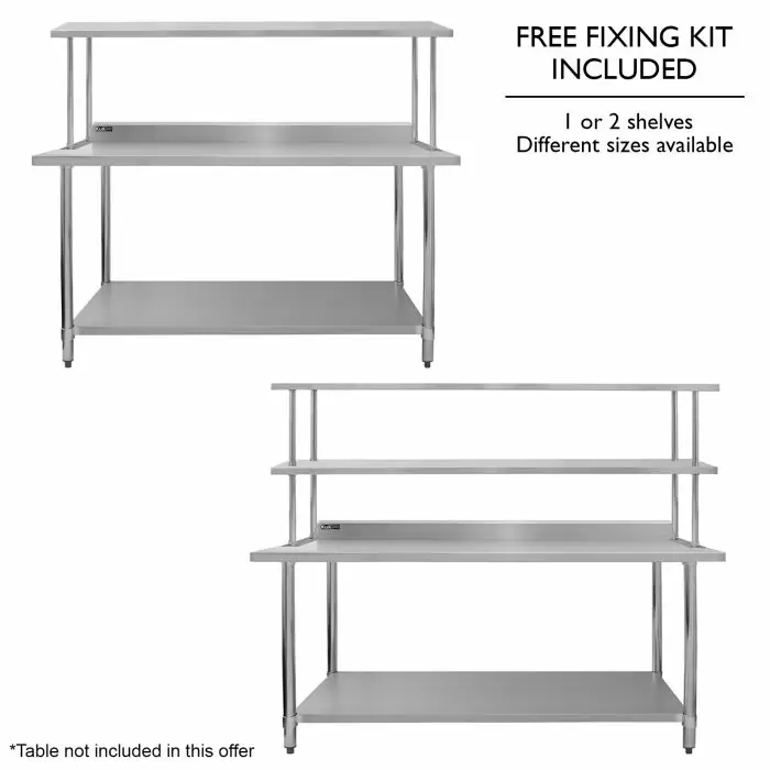 KuKoo Stainless Steel Over-Shelves 5 KuKoo Stainless Steel Over-Shelves - Image 3