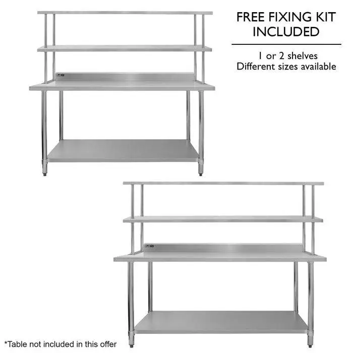 KuKoo Stainless Steel Over-Shelves 7 KuKoo Stainless Steel Over-Shelves - Image 5