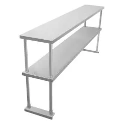 Kukoo Double Tier Steel Over-Shelf 1500mm -Parasol Shop 24899 1500 double over shelf 004 2nd