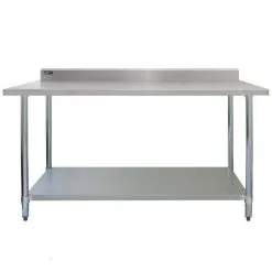 KuKoo 6ft Stainless Steel Catering Bench, Stainless Steel Sink - Left Hand Drainer & 2 X Wall Mounted Shelves 12 KuKoo 6ft Stainless Steel Catering Bench, Stainless Steel Sink - Left Hand Drainer & 2 X Wall Mounted Shelves -Parasol Shop 25001 05