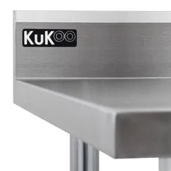 KuKoo 6ft Stainless Steel Catering Bench, Stainless Steel Sink - Left Hand Drainer & 2 X Wall Mounted Shelves 13 KuKoo 6ft Stainless Steel Catering Bench, Stainless Steel Sink - Left Hand Drainer & 2 X Wall Mounted Shelves -Parasol Shop 25001 06