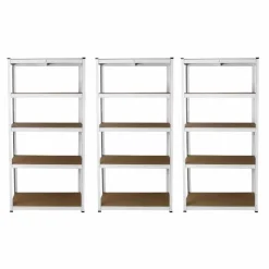 3 X E-Rax White Racking