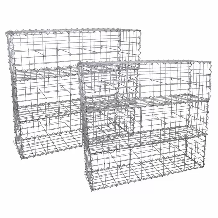 MonsterShop Gabion Baskets 100 X 30 X 30cm / 6 Pack 3 MonsterShop Gabion Baskets 100 X 30 X 30cm / 6 Pack