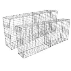 MonsterShop Gabion Baskets 100 X 95 X 30cm / 4 Pack -Parasol Shop 25310 001 1 2nd