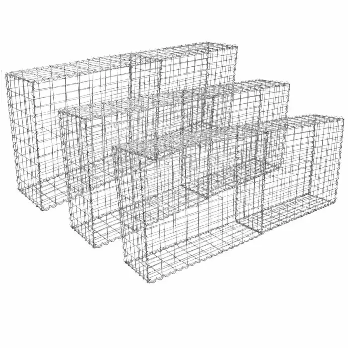 MonsterShop Gabion Baskets 100 X 95 X 30cm / 6 Pack 3 MonsterShop Gabion Baskets 100 X 95 X 30cm / 6 Pack