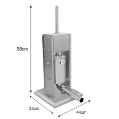 KuKoo 5L Sausage Stuffer & Clipper Set 13 KuKoo 5L Sausage Stuffer & Clipper Set -Parasol Shop 25399 009 5l measurement 2 2nd