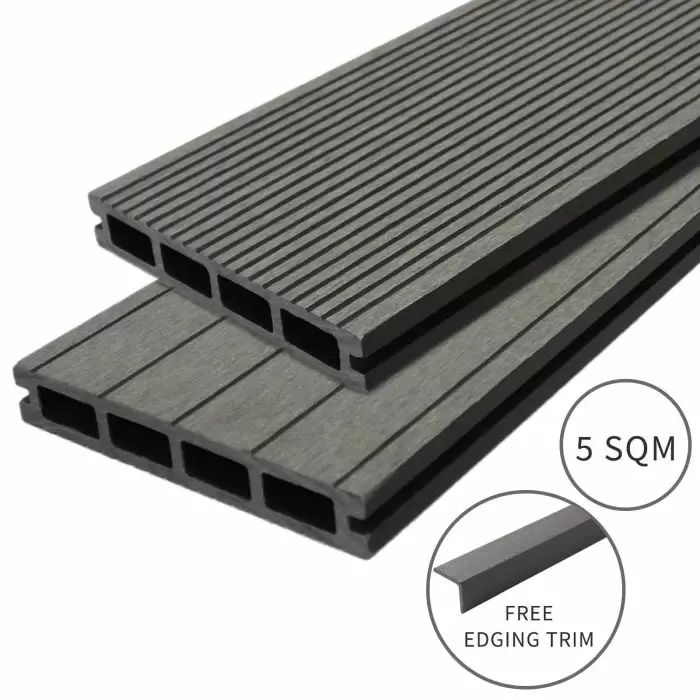 Jardi Jardí Composite Decking - 5 SQM - Castle Grey 3 Jardi Jardí Composite Decking - 5 SQM - Castle Grey