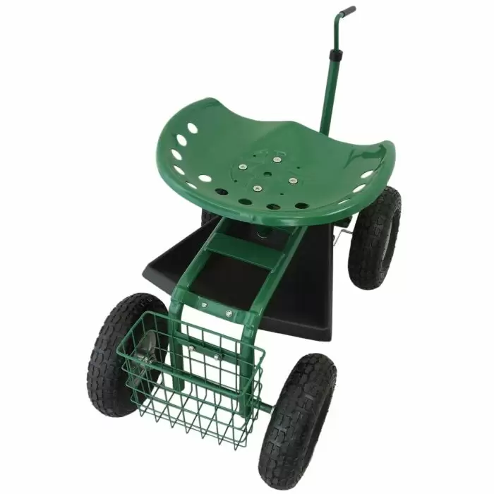 MonsterShop Heavy-Duty Mobile Garden Seat 3 MonsterShop Heavy-Duty Mobile Garden Seat