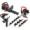 T-Mech Earth Auger & 2-Stroke Post Driver 1 T-Mech Earth Auger & 2-Stroke Post Driver -Parasol Shop 25874