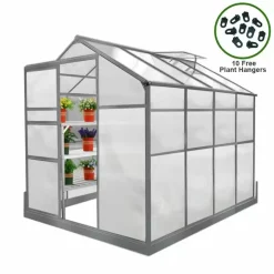 MonsterShop Greenhouse 6ft X 8ft With Base 9 MonsterShop Greenhouse 6ft X 8ft With Base -Parasol Shop 25921 001 2nd.jpg.mst