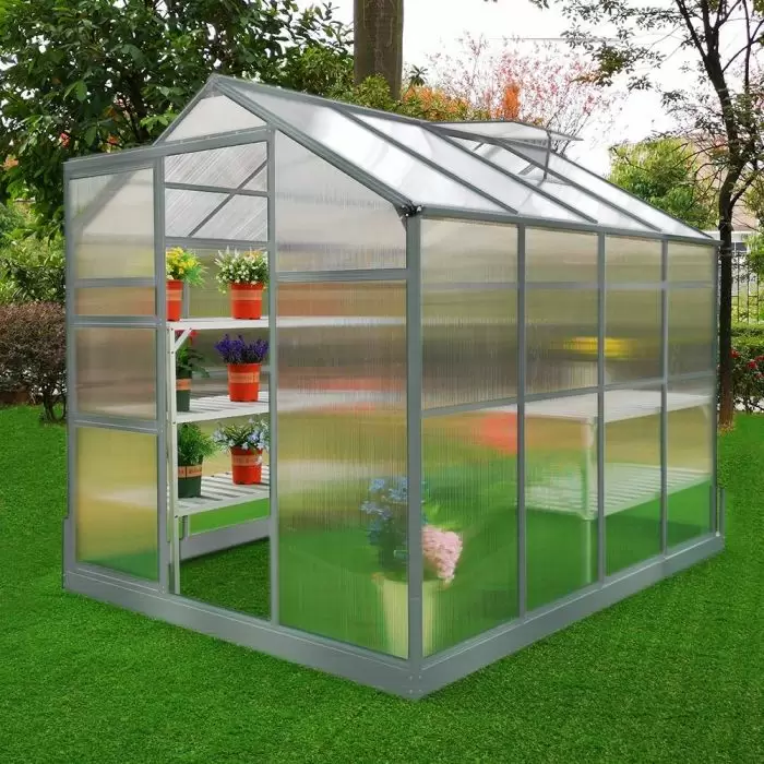 MonsterShop Greenhouse 6ft X 8ft With Base 5 MonsterShop Greenhouse 6ft X 8ft With Base - Image 3