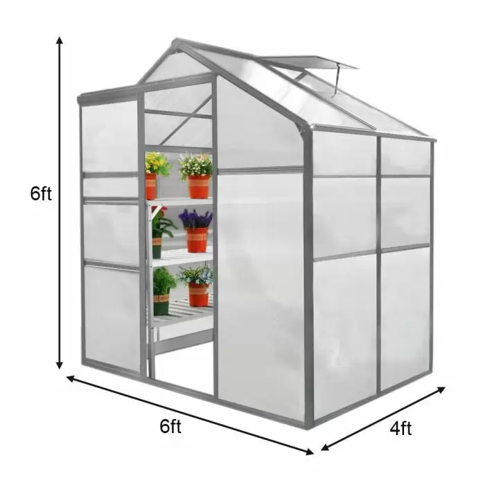 MonsterShop Greenhouse 6ft X 4ft 5 MonsterShop Greenhouse 6ft X 4ft - Image 3