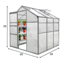MonsterShop Greenhouse 6ft X 6ft 11 MonsterShop Greenhouse 6ft X 6ft -Parasol Shop 25933 004 2nd
