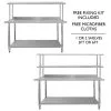 KuKoo Catering Bench With Over-Shelf Bundles 2 KuKoo Catering Bench With Over-Shelf Bundles -Parasol Shop 25945v catering table over shelves variation 003 uk 2nd