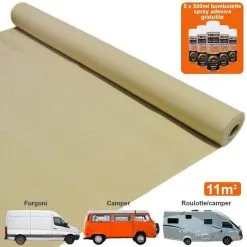 T-Mech Van Carpet Lining / Wheat & 5 Adhesive Cans 12 T-Mech Van Carpet Lining / Wheat & 5 Adhesive Cans -Parasol Shop 26040 008 it 2nd