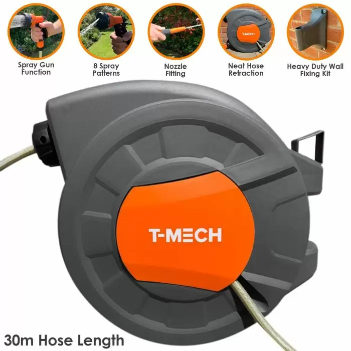 T-Mech 30m Retractable Hosepipe 4 T-Mech 30m Retractable Hosepipe - Image 2