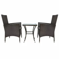 Jardi Jardí Rattan Bistro Set Brown 13 Jardi Jardí Rattan Bistro Set Brown -Parasol Shop 26106 brown rattan bistro set 005 1 1.jpg.mst