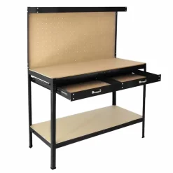 Workbench With Pegboard And Drawer 11 Workbench With Pegboard And Drawer -Parasol Shop 26115 black workbench pegboard 003 2 2nd.jpg.mst