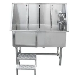 MonsterShop Dog Grooming Bath Steel Pet Wash Station 600mm -Parasol Shop 26256 002 2nd
