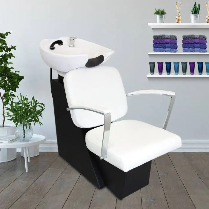 MonsterShop Salon Backwash Chair White 4 MonsterShop Salon Backwash Chair White - Image 2