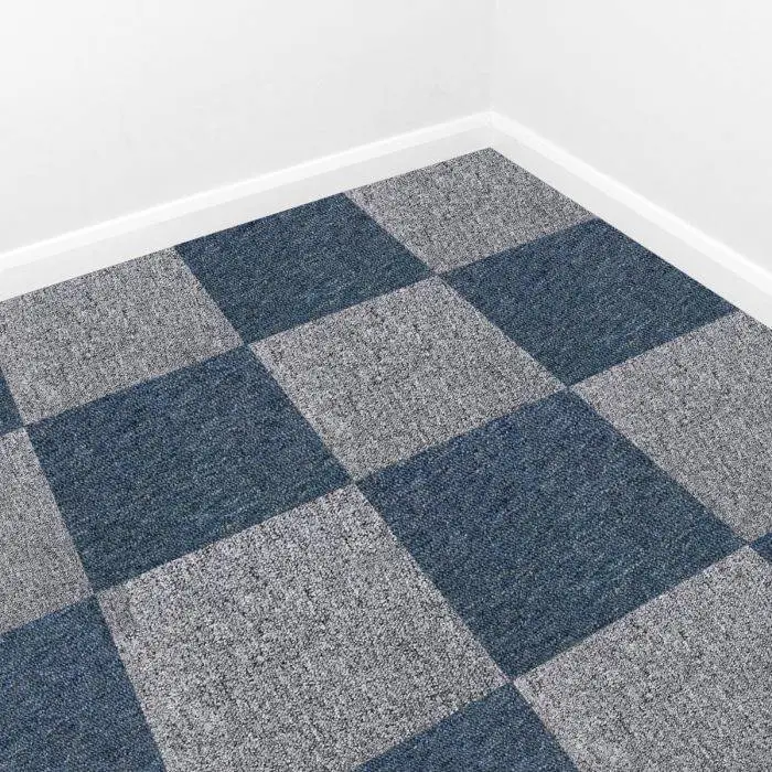 MonsterShop 40 X Carpet Tiles 10m2 / Storm Blue & Platinum Grey 4 MonsterShop 40 X Carpet Tiles 10m2 / Storm Blue & Platinum Grey - Image 2