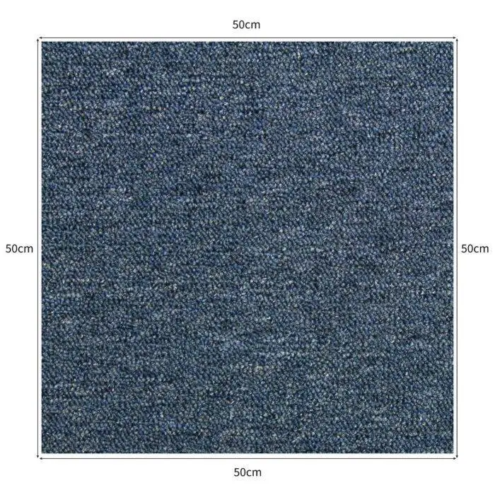 MonsterShop 40 X Carpet Tiles 10m2 / Storm Blue & Anthracite 8 MonsterShop 40 X Carpet Tiles 10m2 / Storm Blue & Anthracite - Image 6