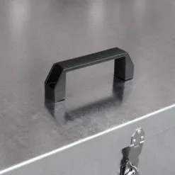 MonsterShop Galvanised Feed Store 1 Compartment -Parasol Shop 26925 feed bin 1 003