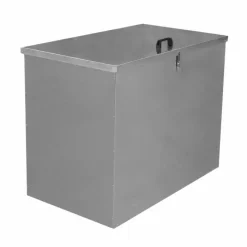 MonsterShop Galvanised Feed Store 2 Compartments