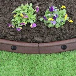 MonsterShop Brown Lawn Edging 10 MonsterShop Brown Lawn Edging -Parasol Shop 27027v brown lawn edging 007