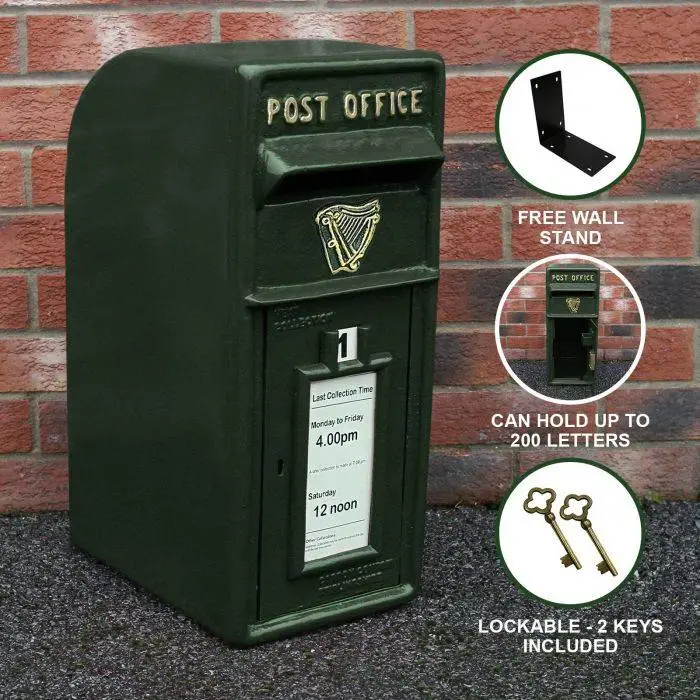 MonsterShop Green Irish Post Box 6 MonsterShop Green Irish Post Box - Image 4