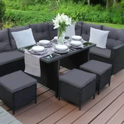 Jardi Jardí Outdoor 9 Seater Garden Rattan Furniture Set -Parasol Shop 27305.10.new2