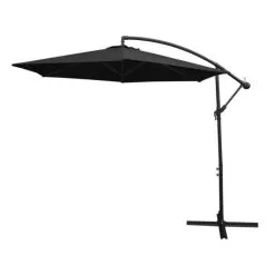 Parasol Shop 12 MonsterShop Black Cantilever Parasol & Square Base