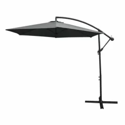 MonsterShop Grey Cantilever Parasol & Fan Base