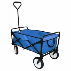 MonsterShop Foldable Garden Cart - Blue