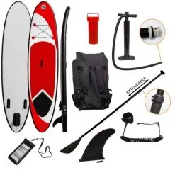 Monster Shop 10ft Red Inflatable Paddle Board