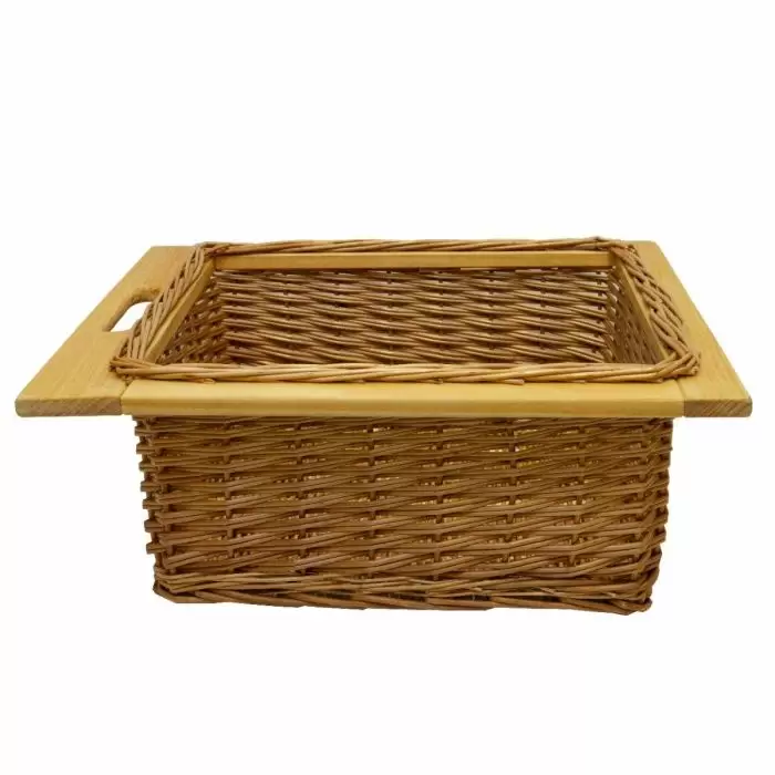 KuKoo 3 X Pull Out Wicker Kitchen Baskets 500mm 7 KuKoo 3 X Pull Out Wicker Kitchen Baskets 500mm - Image 5