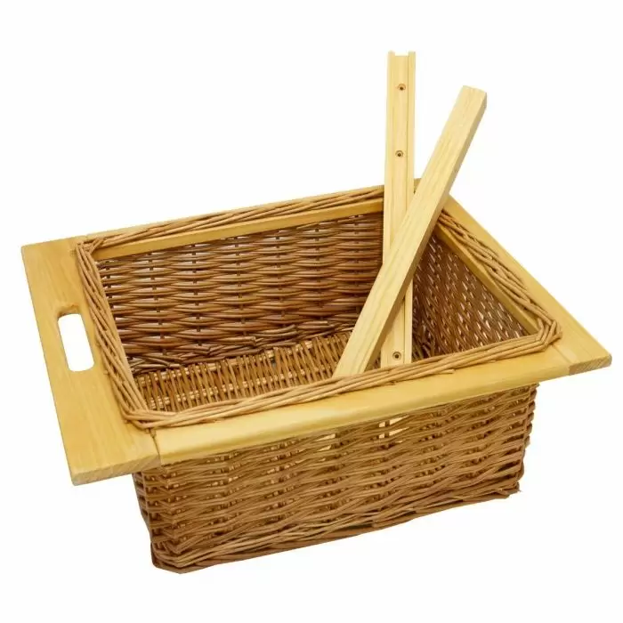 KuKoo 3 X Pull Out Wicker Kitchen Baskets 500mm 8 KuKoo 3 X Pull Out Wicker Kitchen Baskets 500mm - Image 6