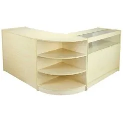 MonsterShop Zenith Maple Shop Counter & Retail Display Set