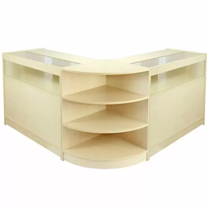 MonsterShop Libra Maple Shop Counter & Retail Display Set 3 MonsterShop Libra Maple Shop Counter & Retail Display Set