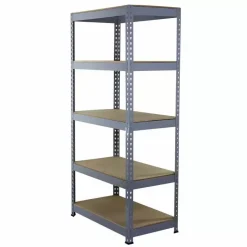 Monster Racking Q-Rax Grey Shelving Units - 90cm X 180cm X 50cm
