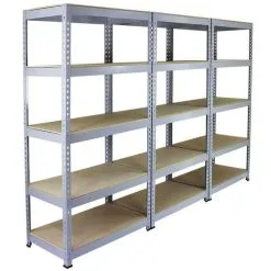 Monster Racking Q-Rax Steel Storage Shelving Bays, 90cm W, 50cm D 11 Monster Racking Q-Rax Steel Storage Shelving Bays, 90cm W, 50cm D -Parasol Shop 7000v 004 2nd