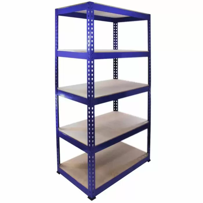 Monster Racking Q-Rax Blue Shelving Units - 90cm X 180cm X 50cm 3 Monster Racking Q-Rax Blue Shelving Units - 90cm X 180cm X 50cm
