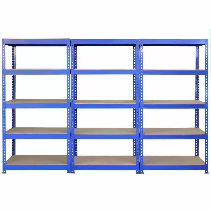 Monster Racking 3 X Q-Rax Blue 120 X 50 X 180cm & 2 X Racking Blue 90 X 50 X 180cm 4 Monster Racking 3 X Q-Rax Blue 120 X 50 X 180cm & 2 X Racking Blue 90 X 50 X 180cm - Image 2