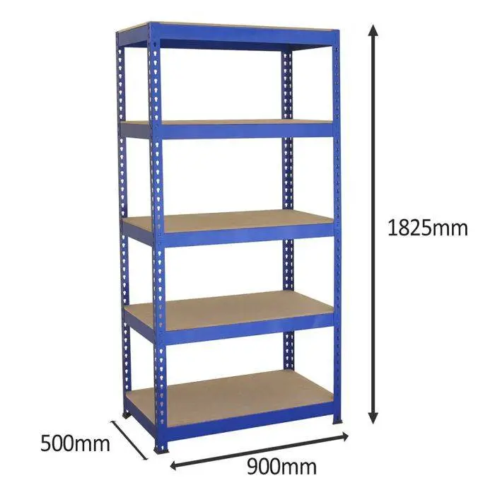 Monster Racking Q-Rax Blue Shelving Units - 90cm X 180cm X 50cm 8 Monster Racking Q-Rax Blue Shelving Units - 90cm X 180cm X 50cm - Image 6