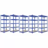 Monster Racking 5 X Q-Rax 90 X 50 X 180cm Blue 2 Monster Racking 5 X Q-Rax 90 X 50 X 180cm Blue -Parasol Shop 7001 5 racks.jpg.mst