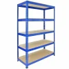 Monster Racking Q-Rax Blue Metal Shelving Units - 120cm X 180cm X 50cm 2 Monster Racking Q-Rax Blue Metal Shelving Units - 120cm X 180cm X 50cm -Parasol Shop 7002 001 2nd.jpg.mst